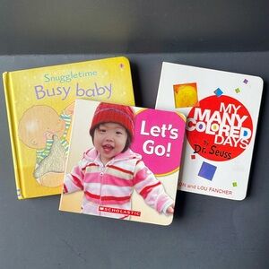 Assorted baby board books
